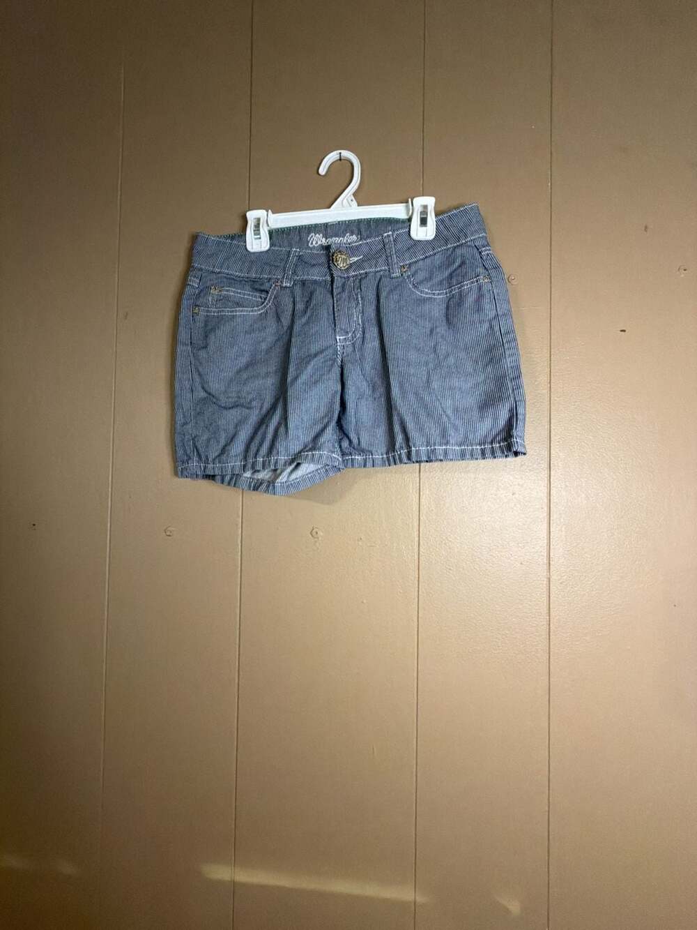 Wrangler L550 Women's Pinstripe Denim Shorts